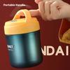 Thermal Porridge Cup Stainless Steel Insulated Lunch Bag Food Warmer 500ml Thermos Soup Cup Lunch Box for Kids School Outdoor
