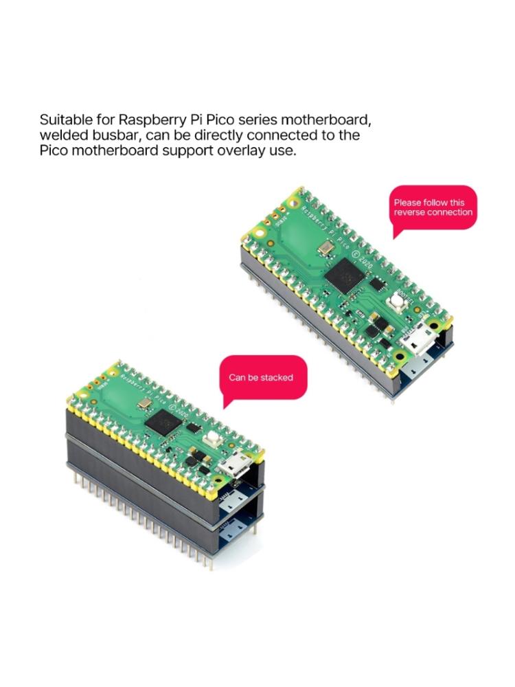 Clock Extension Board Module RTCs Expansion Board for I2C RTCs Chip High Precision for RaspberryPiPico