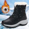 Snow Boots Women  Ladies Shoes Platform Shoes Woman Flat Keep Warm Boots Ladies Casual Plush Botas Mujer Winter Shoes Women