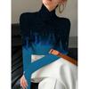 Women's Cheongsam Collar Long-sleeved T-shirt, Suitable for Women, Regular Version, Spring and Autumn Series