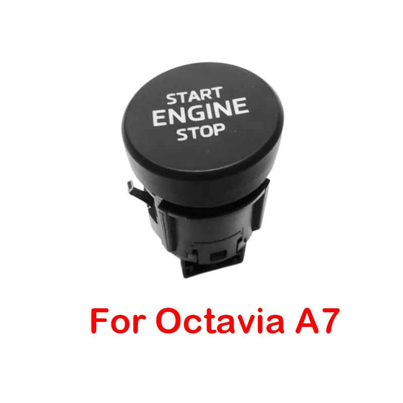 Новая кнопка переключателя старт-стоп двигателя для Skoda Octavia Superb Kodiaq GT 3V0905217A 3V0905217 Кнопка переключателя старт-стоп двигателя For Octavia A7