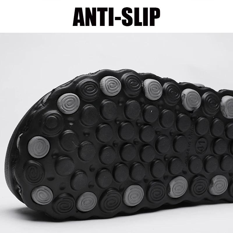 Men Slippers Quick-Drying Men Sandals Anti-Slip Waterproof Beach Slippers Outdoor Lightweight Male Aqua Shoes Free Shipping 2024