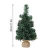 Artificial Xmas Tree 30cm Miniature Xmas Tree Window Sill Desktop Mantel Decoration