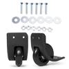 1 Pair Luggages Wheels Suitcase Wheels Replacement PVC Luggages Swivels Wheels