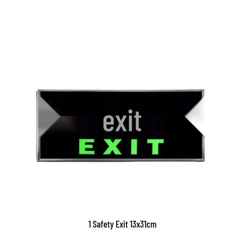 Luminous Fire Safety Exit Sign