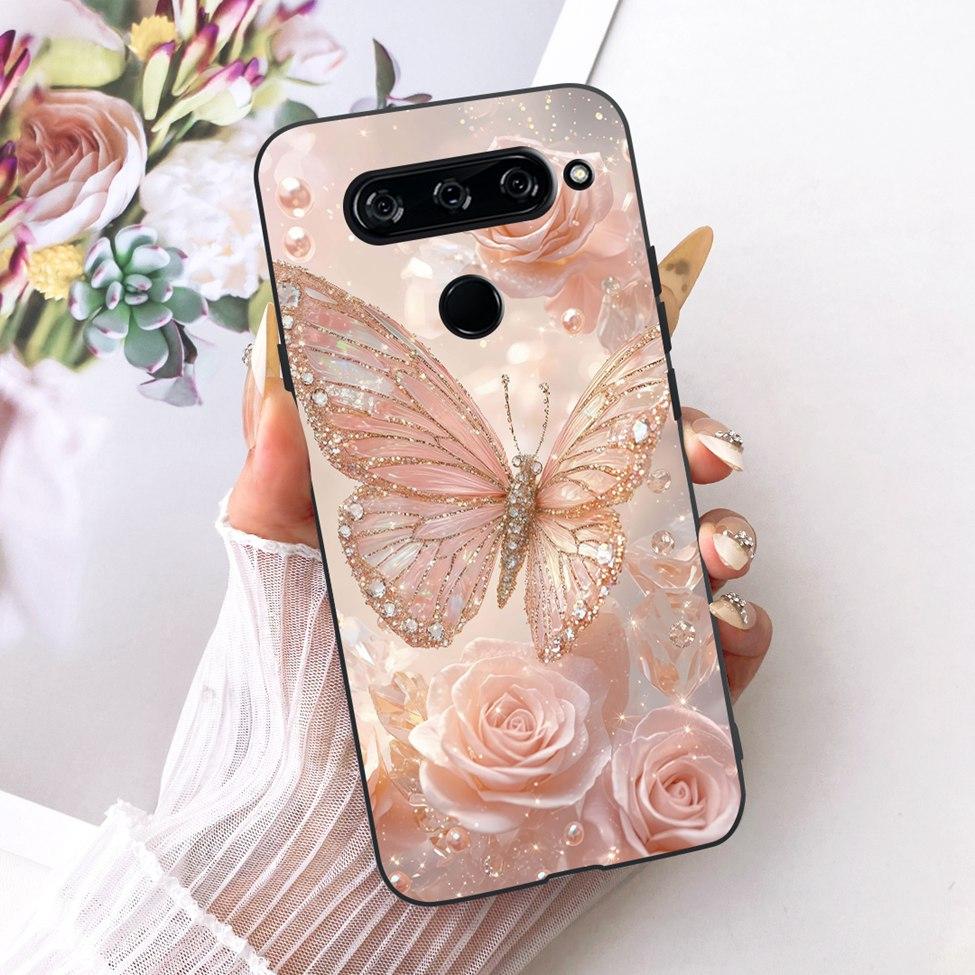 Phone Case For LG V40 ThinQ Cover Aesthetic Cute Fashion Funny Painted Casing For LG V40 ThinQ V405 LM-V405 LM-V409N