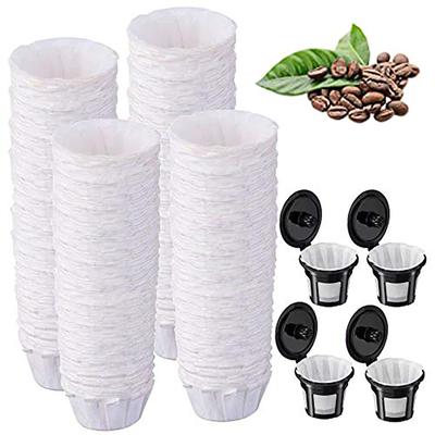 Disposable Paper Coffee Filter Paper For Keurig Reusable K Cups For Keurig Coffee Maker Universal Fit Single-Serve Coffee Filter