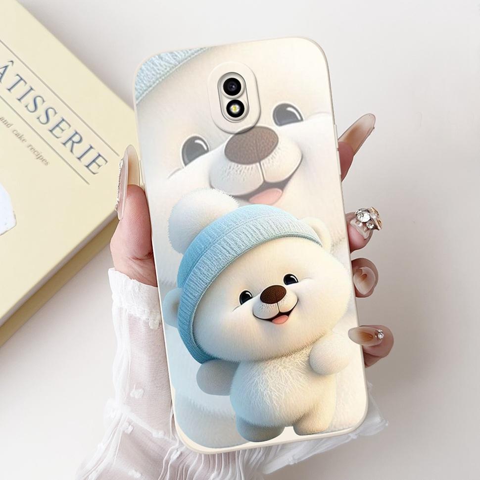 Cute Panda Cover For Samsung J7 2017 Case SM-J730F Silicone Soft TPU Fundas Phone Case For Samsung Galaxy J7 2017 Coque Bumper