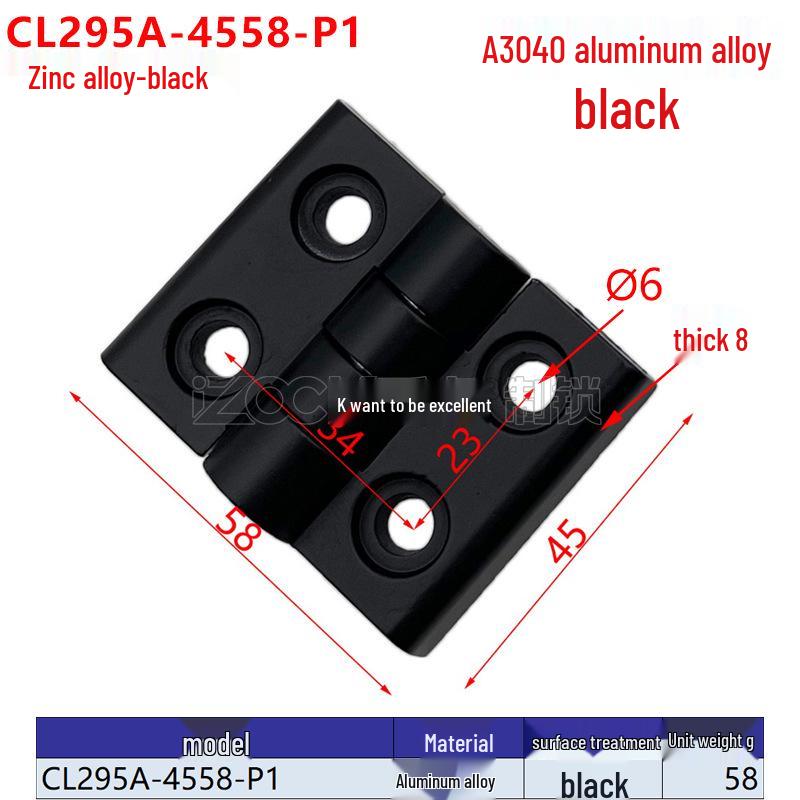 Balamale din aliaj de zinc de înaltă rezistență pentru uși cu profil de aluminiu (2020/3030/3040/4040)