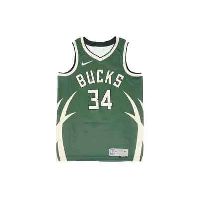 NBA Retro Jersey, Milwaukee Bucks, Giannis Antetokounmpo No. 34 Men Tops Army-Green CN9939-323