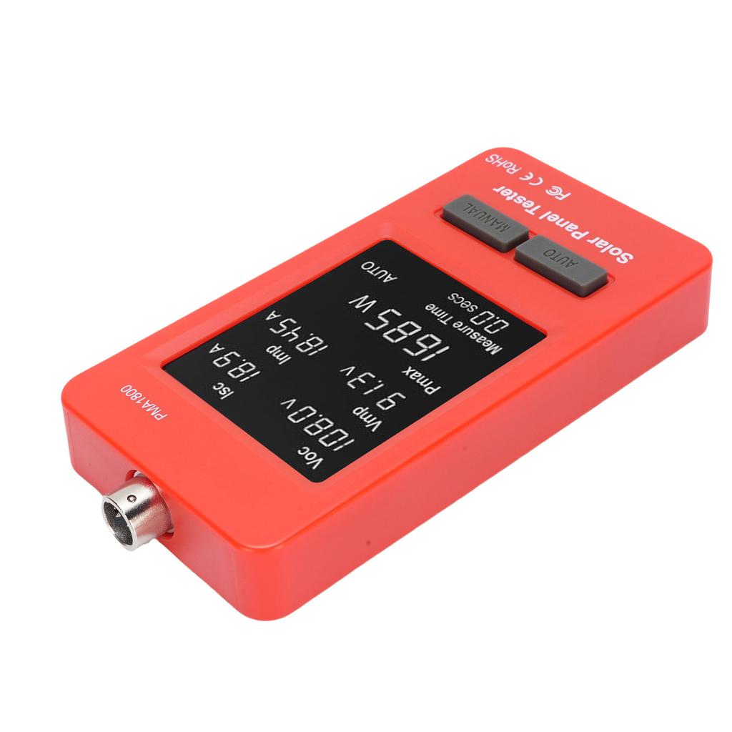 Photovoltaic Panel Multimeter Backlit HD LCD Display Multi Safety MPPT Test Solar PV Panel Tester