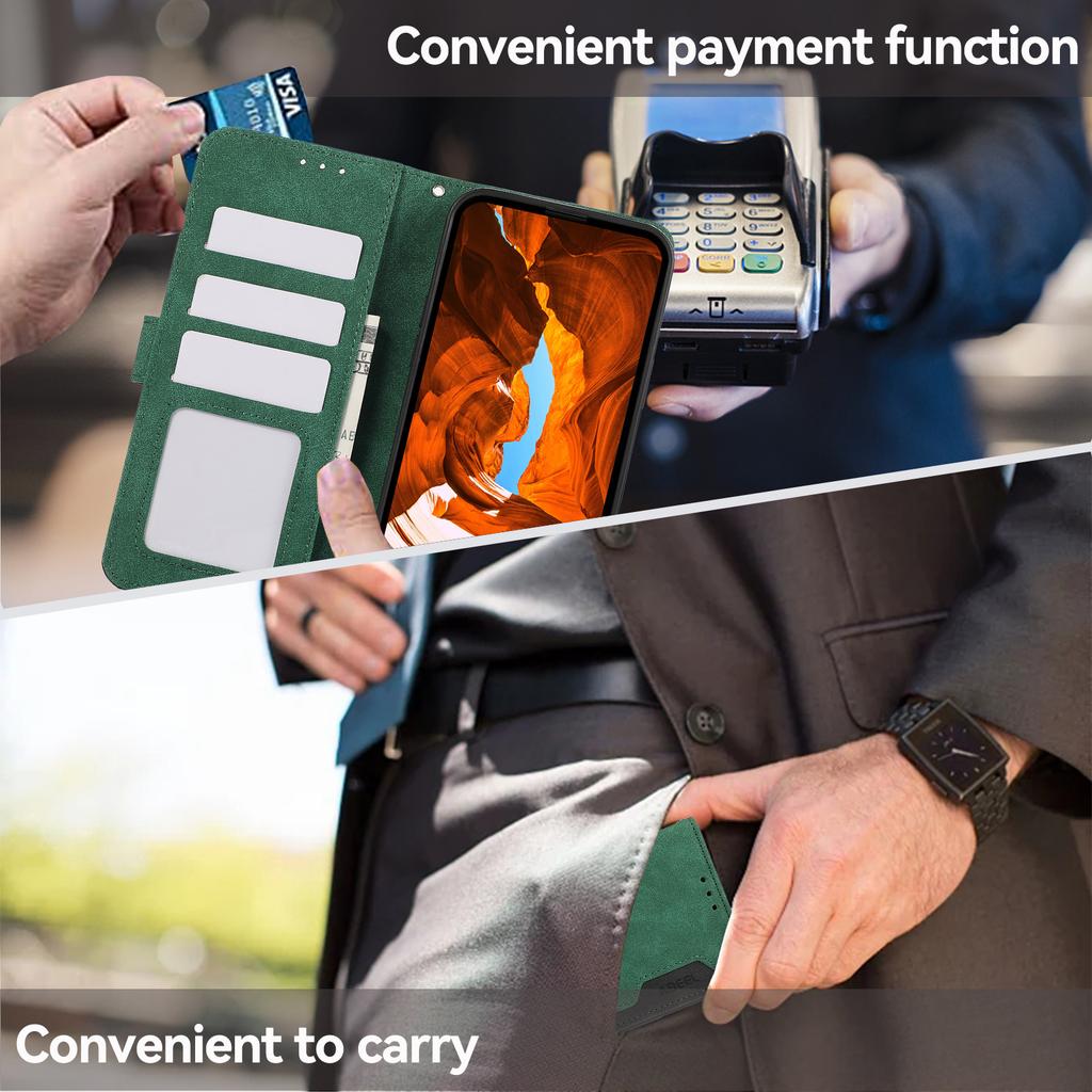 ABEEL For Honor 400 Case Color Splicing Leather Flip Phone Cover RFID Blocking