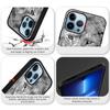 Löwe-Telefonhülle aus gehärtetem Glas für iPhone 14 13 11 12 Pro Max Mini Xs Xr