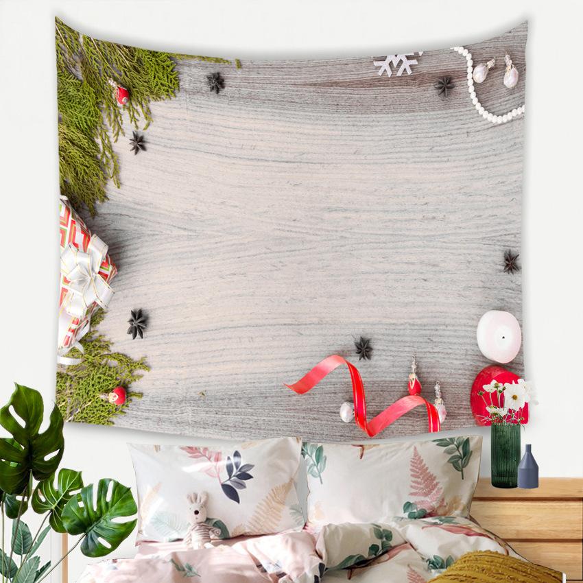 Christmas Snowman Magic Tapestry New Year Bedroom Wall Hanging Home Decor Bohemian Decorative Hippie Printed Sheet Background