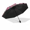 1pc Anime Character Outdoor Umbrella - Automatic Opening/Closing - Portable 3-Fold Design - 8 Bone Iron Frame - Festival Gift for Fans, Travelers