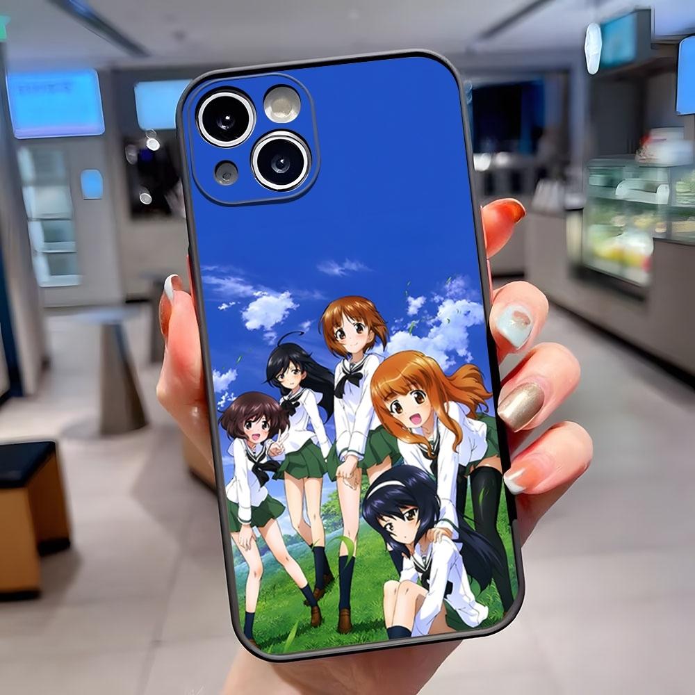 Girls Und Panzer Phone Case Matte Translucent For IPhone 15 Pro 16 Pro Max 13 11 12 14 Xs X Xr 7 8 Plus Se Back Cover