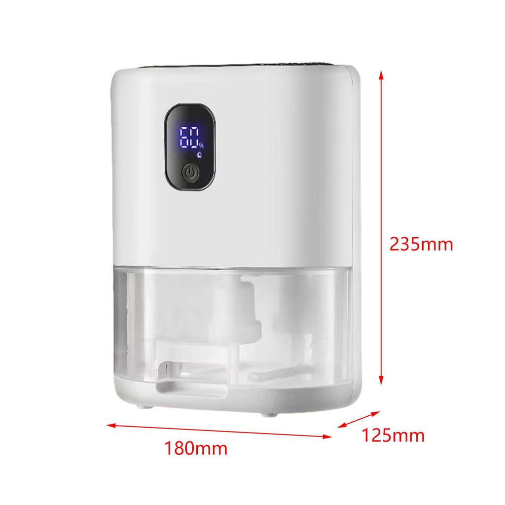 Small Dehumidifier Portable Auto Off Quiet 1L Water Tank Bedroom Bathroom Dehumidifier for Bathroom Office Laundry Wardrobe Room