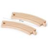 New Wooden Train Track Adapter Rail Building Block Connector Compatible All Brand Wood Railway Wooden Train Track Accessories