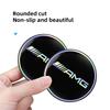For A B C E G CLA W211 W203 W204 C260 E300L A200L GLC300 CLA AMG Series Car Cup Holder Mat Leather Water Coaster Decoration