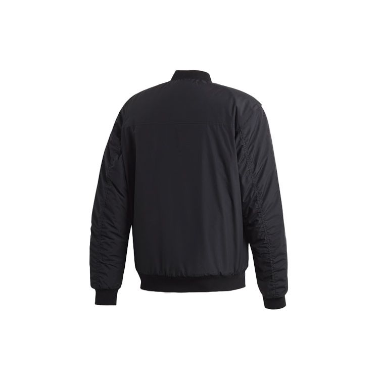 Adidas Originals Trefoil Padded Jacket Warm Windproof Cotton Coat Men Outerwear Black GC8694