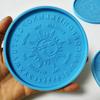 Big DIY Round Coaster Silicone Mold for Resin Concrete  Diameter 4.13inch