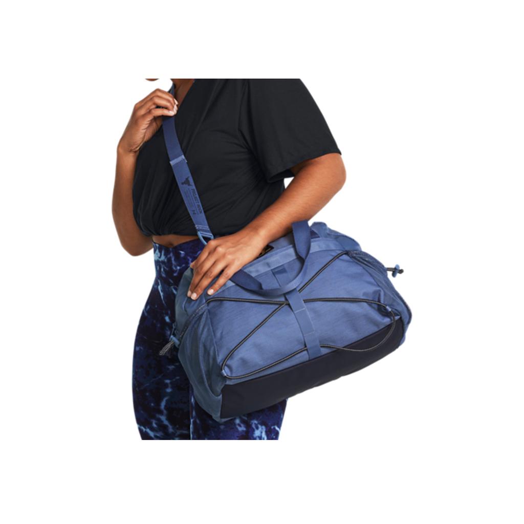 New Under Armour Polyester With Polyamide Portable One Shoulder Crossbody Gym Bags Small Size Women's Silent Blue 1376458-480