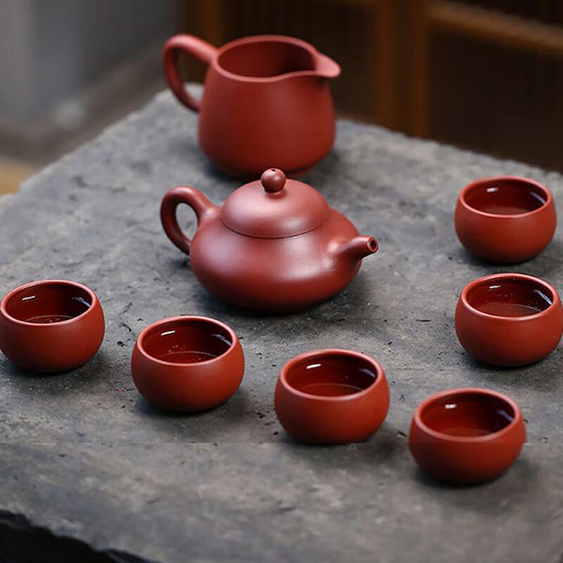 Tao Ding Xuan Handmade Dahongpao Zisha Teapot Set