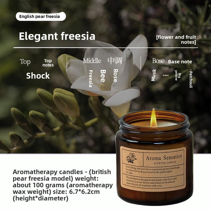 Les bougies parfumées offrent un arôme longue durée pour favoriser le sommeil.. Lumière Romantique pour Chambre à Coucher Ornements Parfumés aux Huiles Essentielles