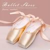 Chaussures de Ballet pour Adultes Femmes Chaussons de Pointe avec Sangles Filles Ballerines Pointes Pointues Chaussures de Danse