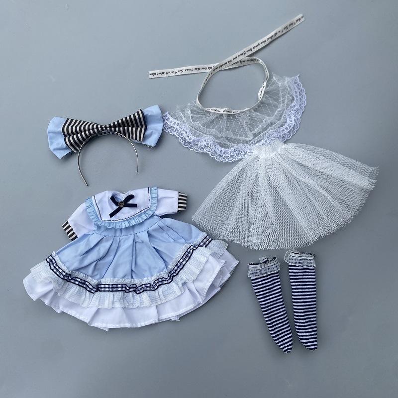30cm Doll's Clothes Suit Fit To 1/6 Bjd Doll Leisure Suit Dress Up Acssories