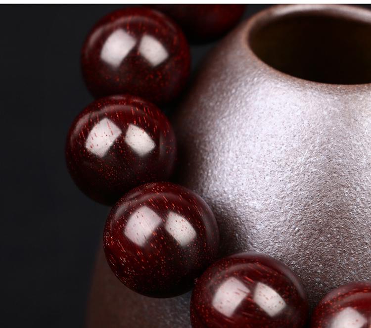 Sandalwood & Indian Rosewood Pixiu Prayer Bracelet for Men & Women