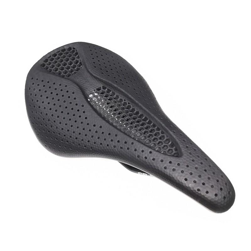 BALUGOE 3D Hollow Cycling Saddle Mountain Bike Road Comfortable Ergonomic Seat Pad Nylon Fiber Base EVO PU Leather