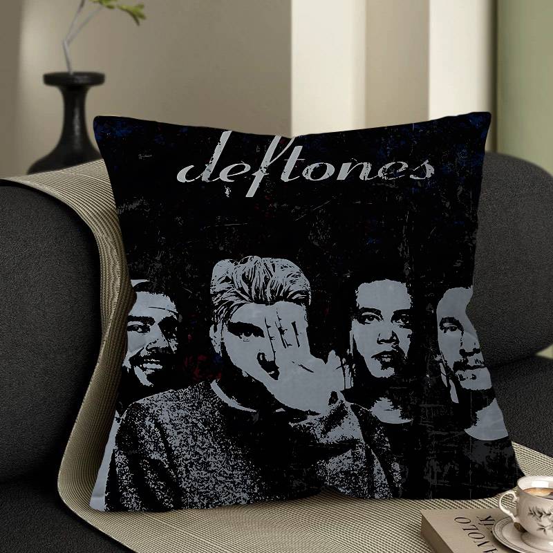 Hip Hop Singer Star Deftones Pillow Anime Pillow Sofa Bed Head Pillow Cover Cushion Cover 45x45 Cm Fashion