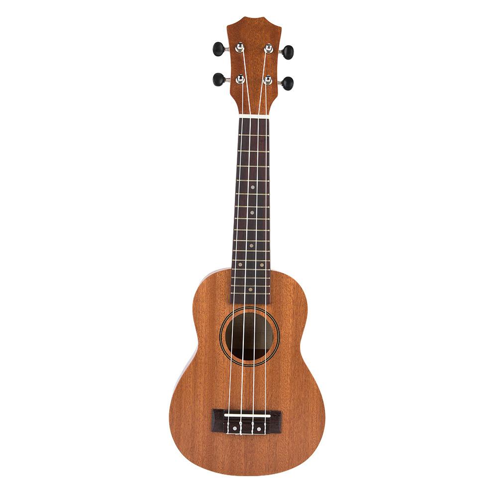 21 Zoll Sapeli Ukulele 4 Saiten Musikinstrument Spielzeug Geschenk für Anfänger Schüler Kinder