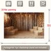 2D Vintage Farm Barn Backdrop Photography Background