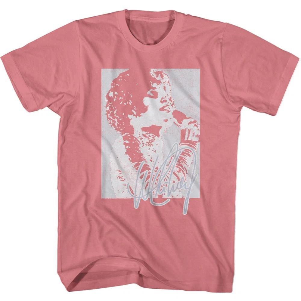 Whitney Houston Square W Signature Mauvelous Tshirt S