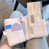 Star Fabric Passport Holder Travel Essential Organizer Korean Style Bank Card Holder Portable Travel Ticket Holder Travel