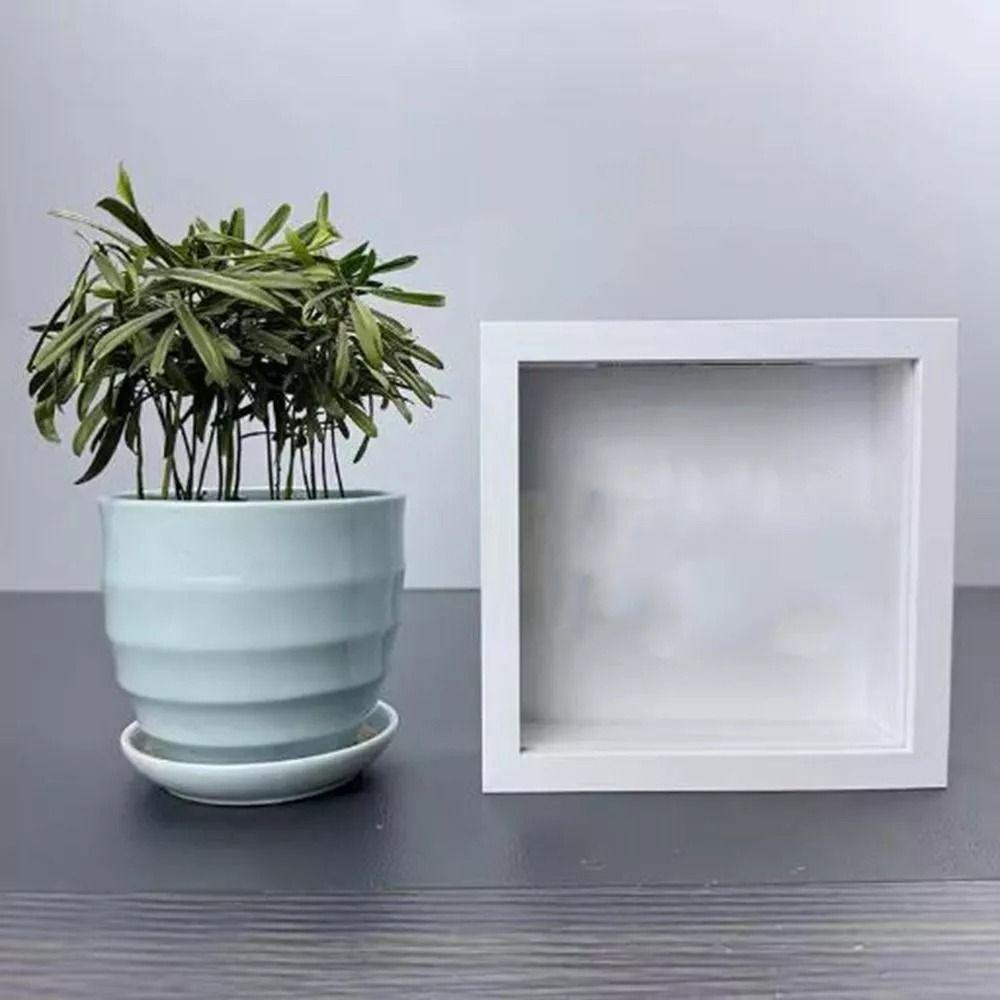 Transparent Postcard Ticket Shadow Box Square Concert Travel Shadow Box Picture Frame for Home Memory Frame Boxes