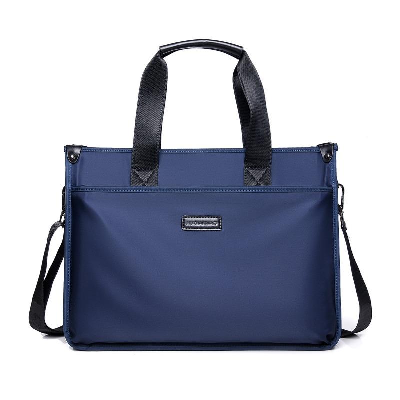 Casual Men's Bag Men's Oxford Cloth Handheld Shoulder Bag Business Office Bag Large Capacity Computer Bag Casual Briefcase
