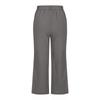 Loose Linen Pants For Women Casual Summer Elastic Tie Waist Pants Wide Leg Cropped Trousers With Pockets