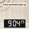 Elektronischer Digitaler Wecker Reiseuhr mit farbiger Schrift Gut lesbar für das Zeitmanagement