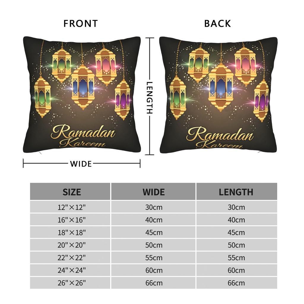 Pillow Cover Ramadan Lantern Fashion Pillow Case For Office Car Home Decor Pillowcases