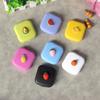Cute Girl Fruit Contact Lens Case Box With Mirror Women Mini Square Lovely  Eyes Contact Lens Container Box Bag Travel Kit