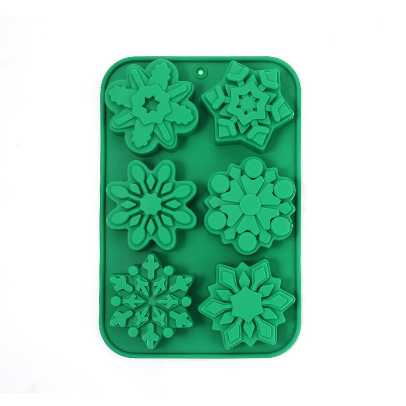 Christmas Mold Silicone Mold Christmas Tree Gingerbread Man Snowflake Christmas Mold Cookie Candy Mold