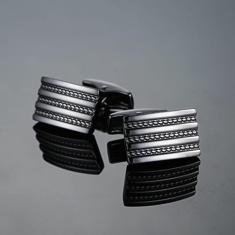 High Quality Novelty Cuff Links Copper Metal Laser Engraving Cufflinks Mans French Suit Accessories Jewellery
