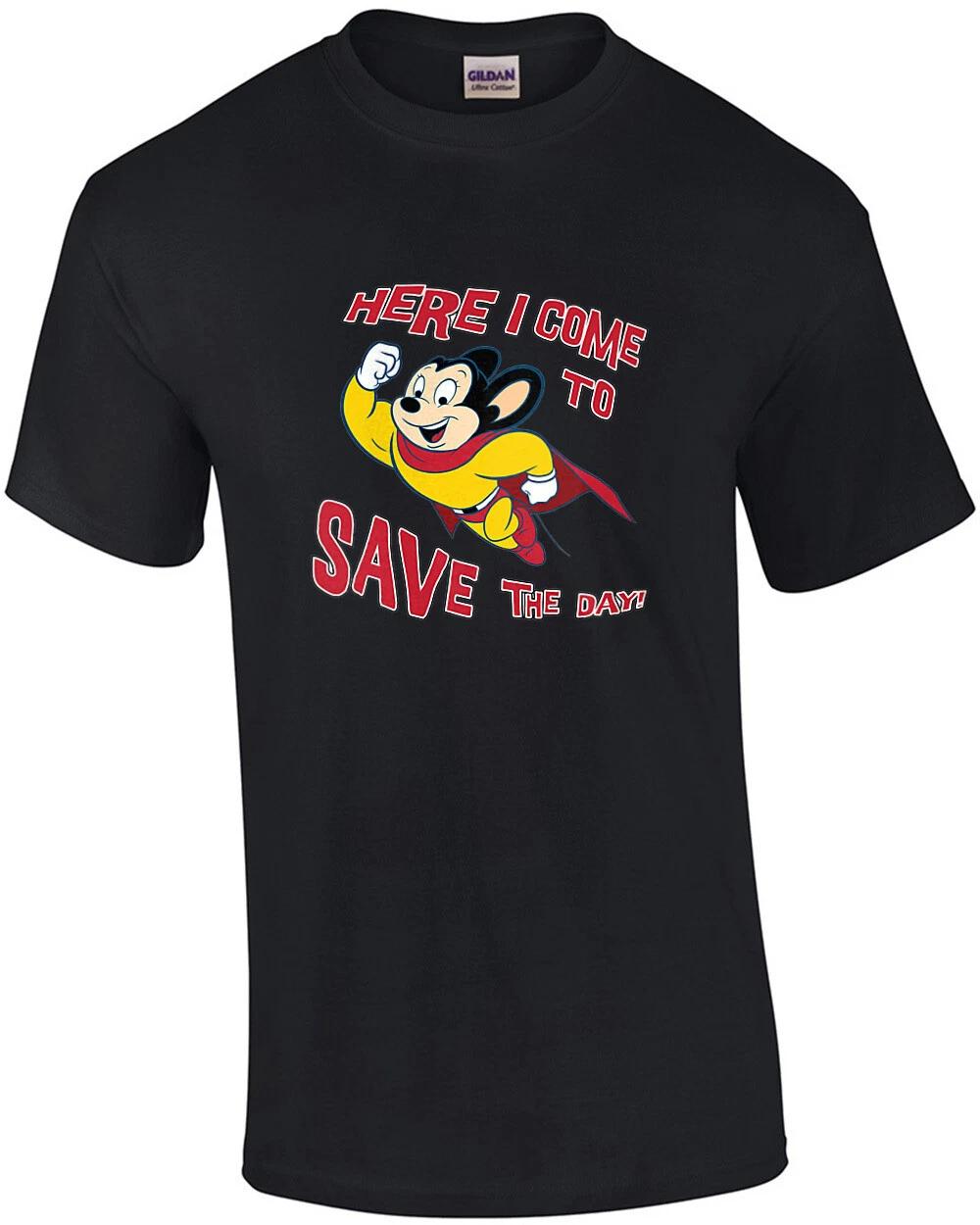 Mighty Mouse - Here I come to save the day! - Mighty Mouse T-Shirt M