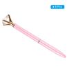 PATIKIL Ballpoint Stylus Pen, Crystal Diamond, Black Ink, 1.0mm Medium Point, Style 1, Pink, Pack of 6