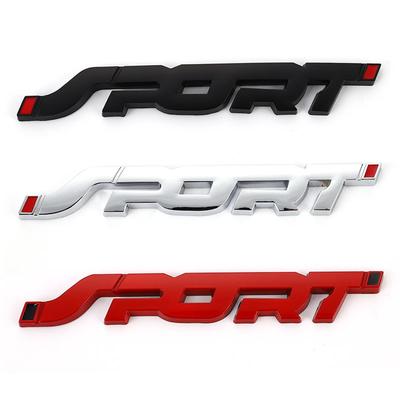 Metal Car Sticker Emblem Trunk Badge Decal for Focus 2 3 Mondeo F-150 Fiesta Kuga EDGE FUSION Explorer Racing Sport Sticker