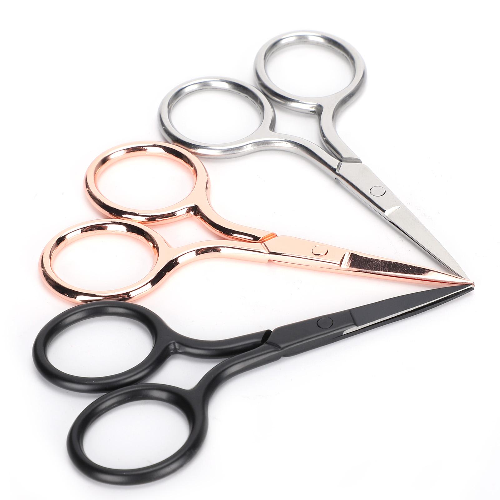 

3 шт. винтажные ножницы маленькие портативные для бровей носа стрижка волос режущие инструменты