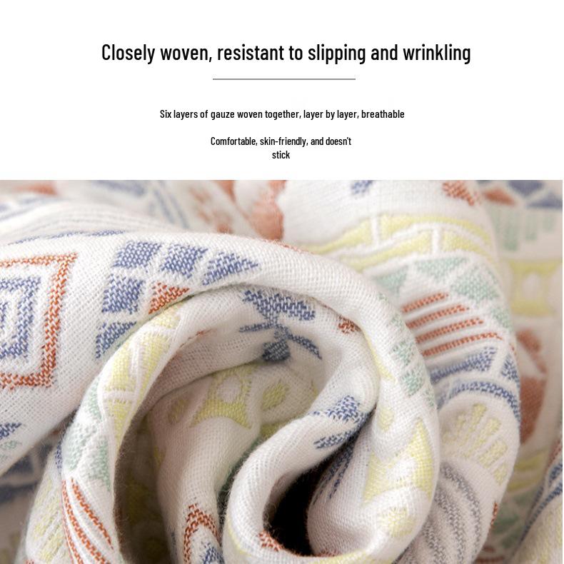 Six-Layer Gauze Temperature-Regulating Bed Cover and Large Tatami Sheet
